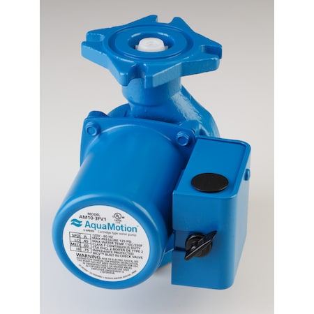 Aquamotion Cast Iron Circulator Heating Pump, Am10, 3 Speed W/ 4 Bolt Flange AM10-3FV1